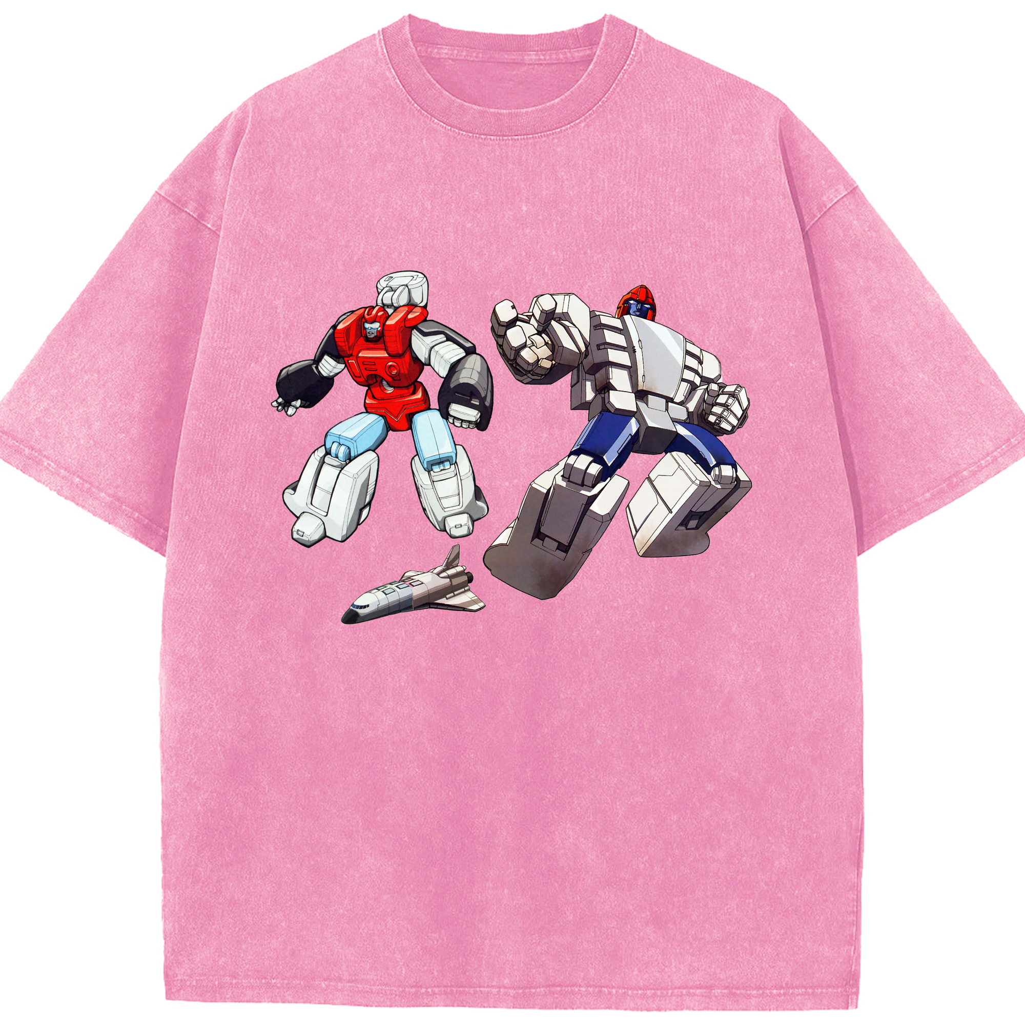 （画像用）  綿100% ヴィンテージ風 半袖Tシャツ（フロントプリント）